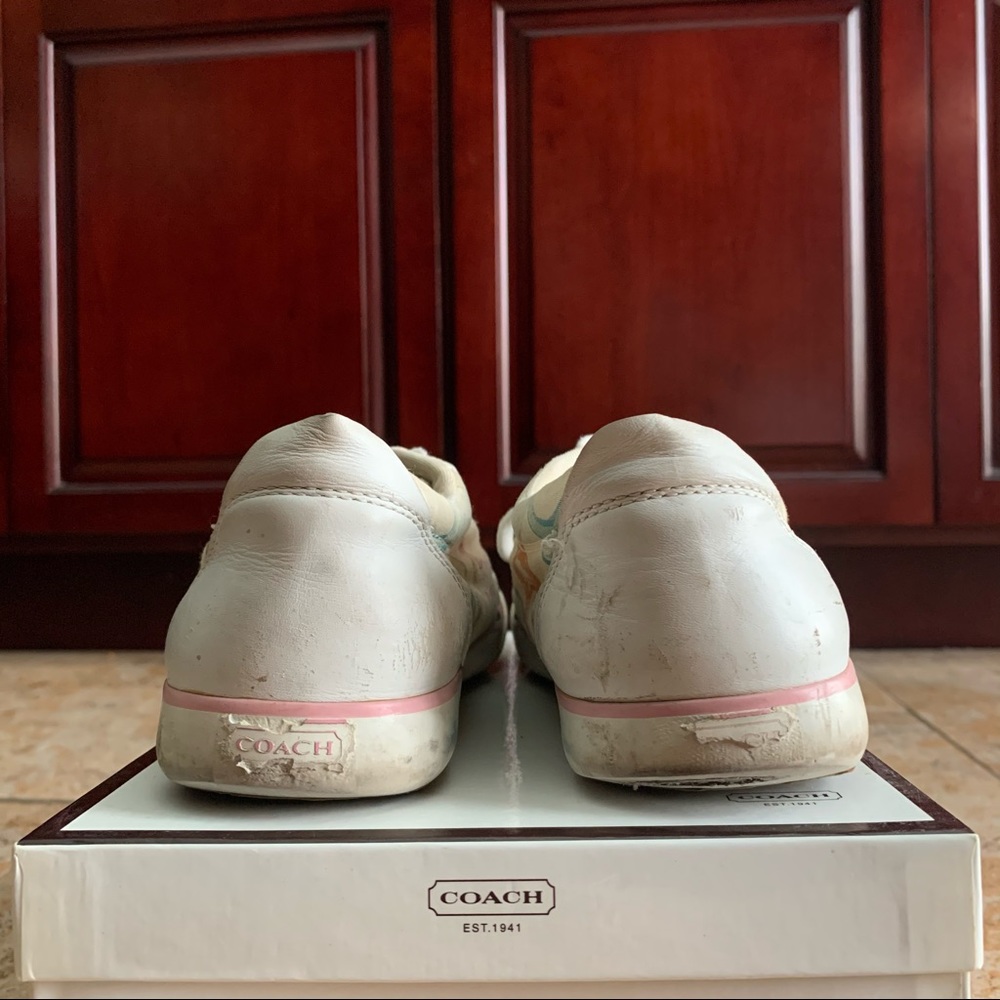 COACH Y2K multicolor colorful rainbow logo sneaker - Picture 8 of 11